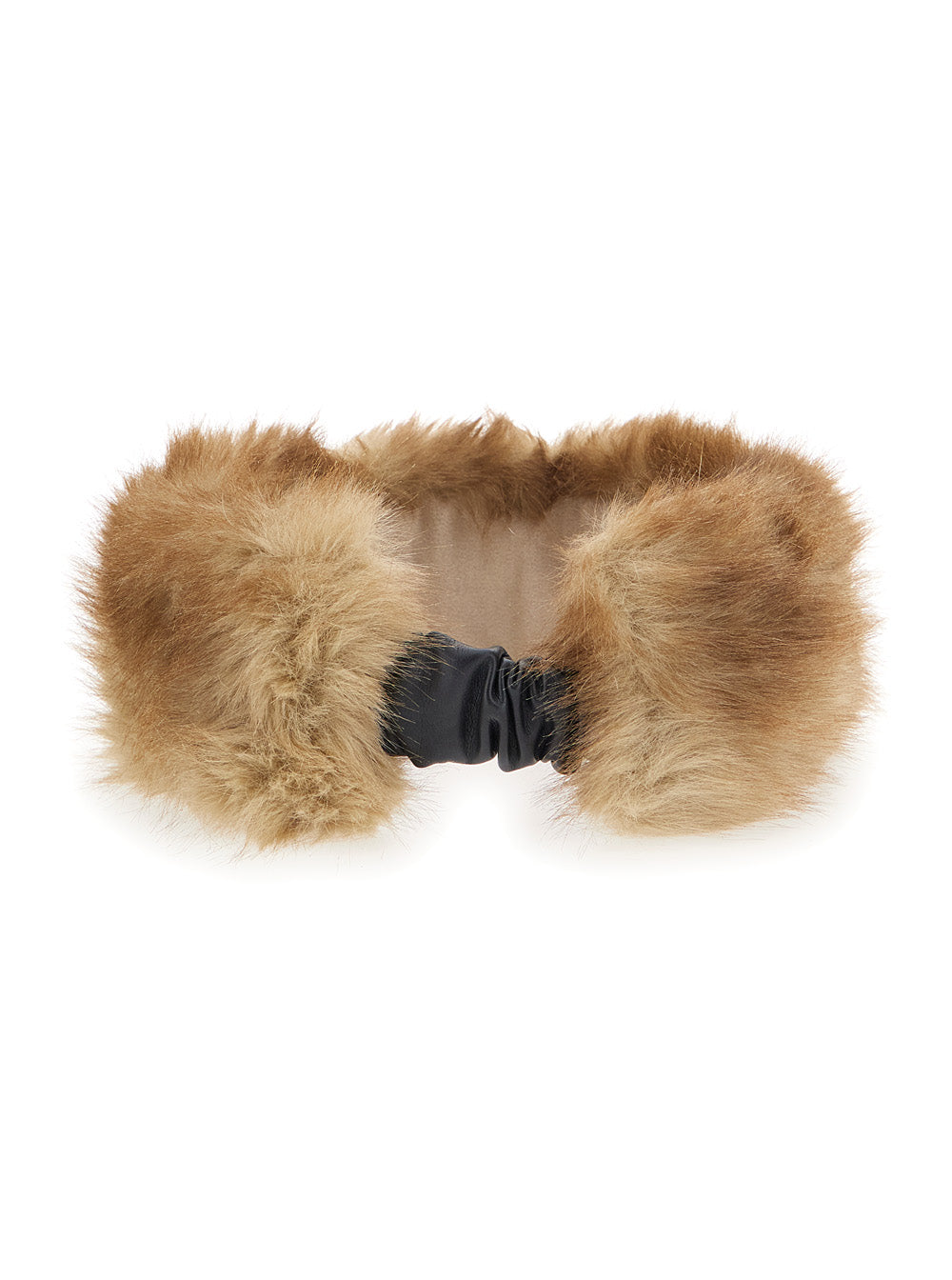 Apparis F5AC383 Synthetic Fur Headband — Beige, view 2