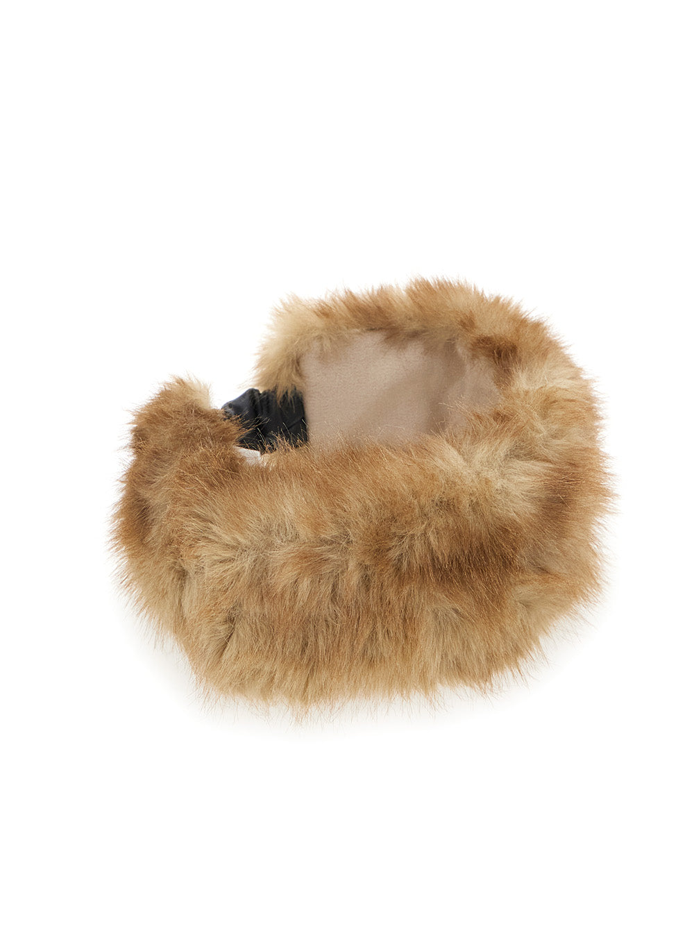 Apparis F5AC383 Synthetic Fur Headband — Beige, view 3
