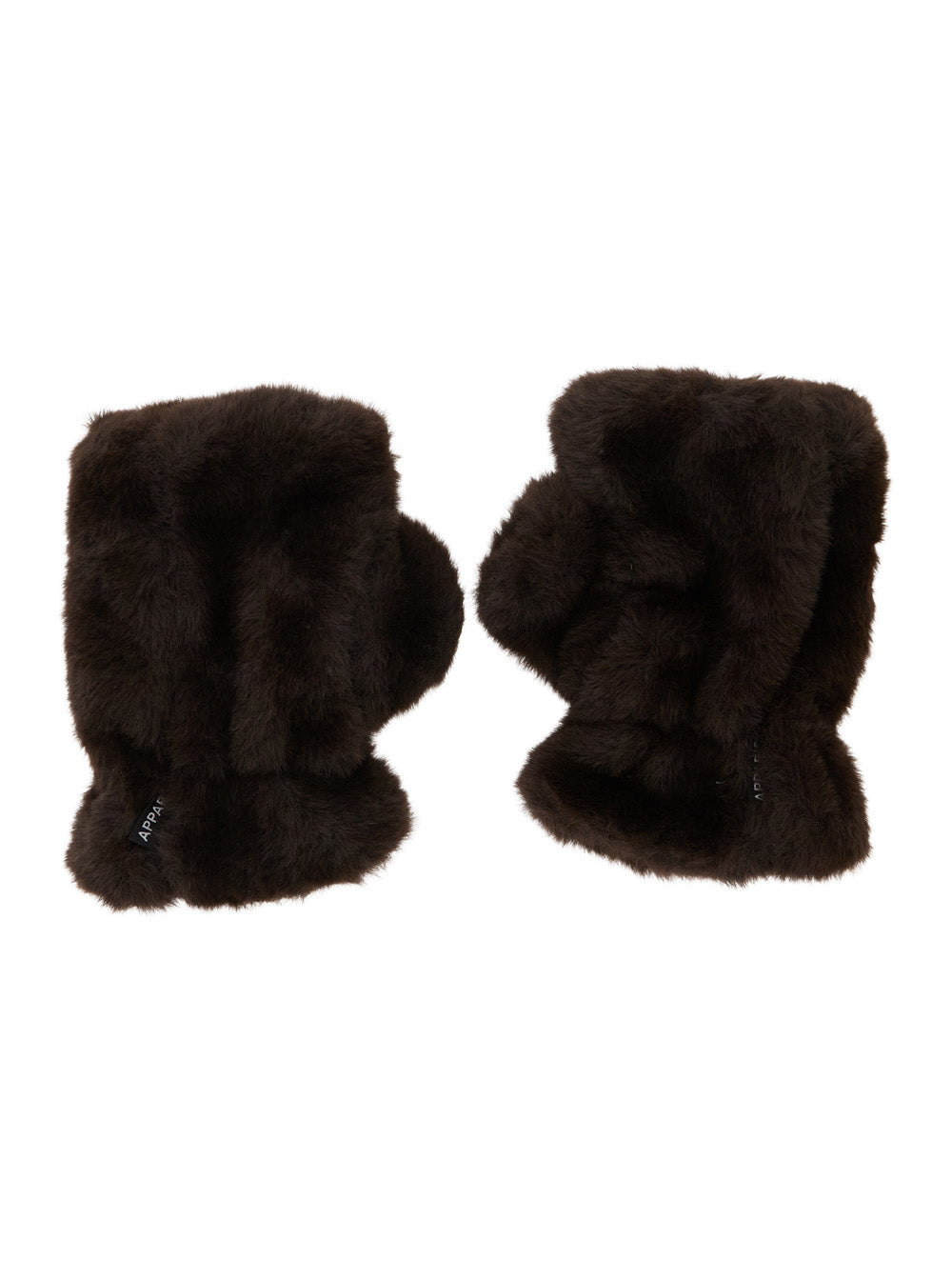 Apparis Ariel Fingerless Gloves — Brown by Apparis