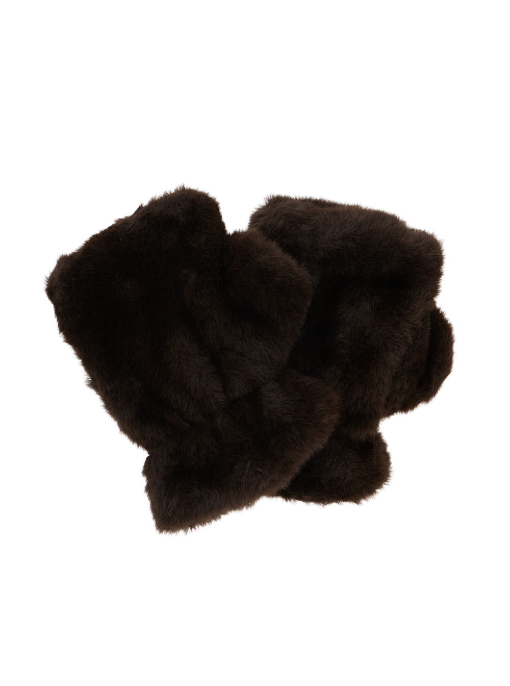 Apparis Ariel Fingerless Gloves — Brown, view 3