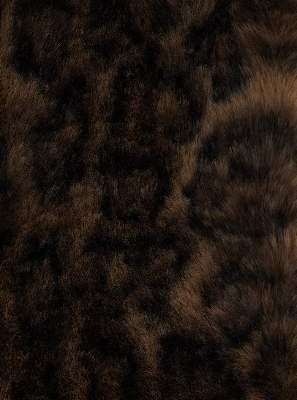 Apparis Leopard Eco-Leather Scarf — Brown, view 3