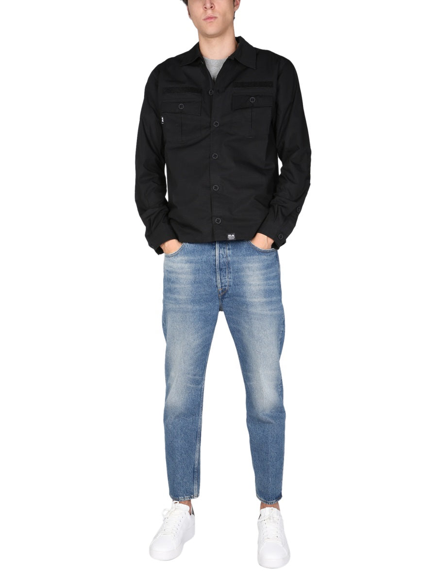 Arkair Ripstop Cotton with DWR Finish Shirt — Black by Arkair