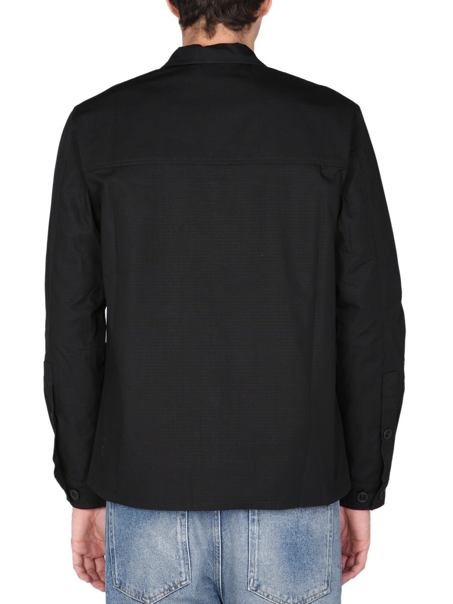Arkair Ripstop Cotton with DWR Finish Shirt — Black, view 3