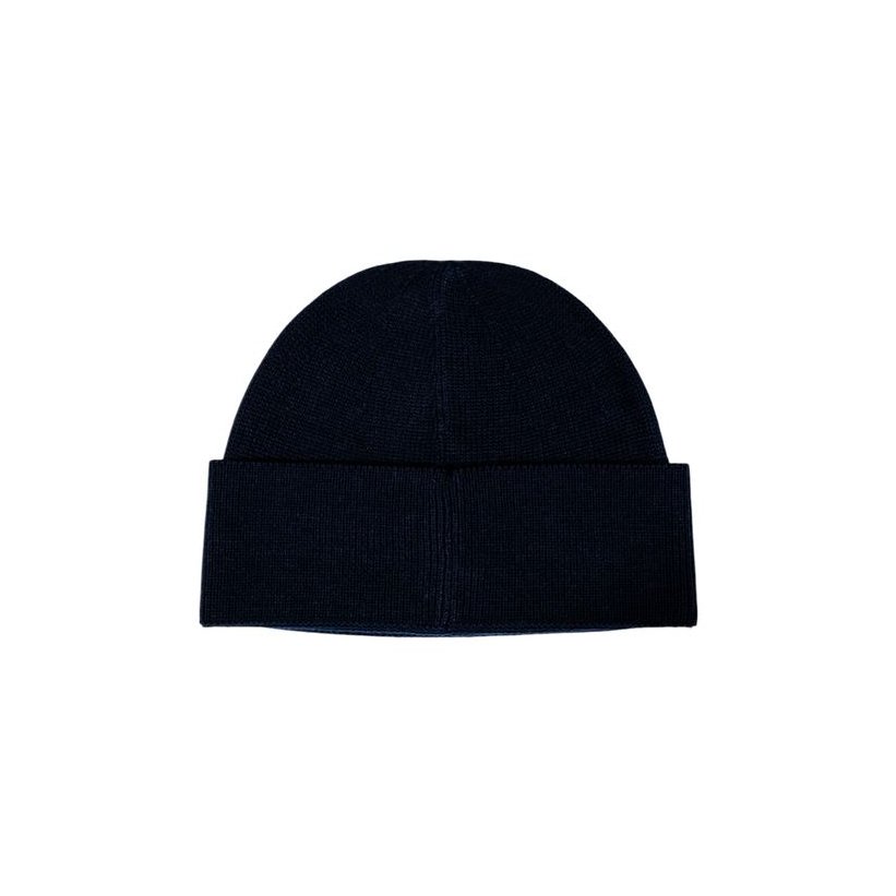 Armani Exchange AR16837000128RO Ribbed Knit Beanie — Blue, view 2
