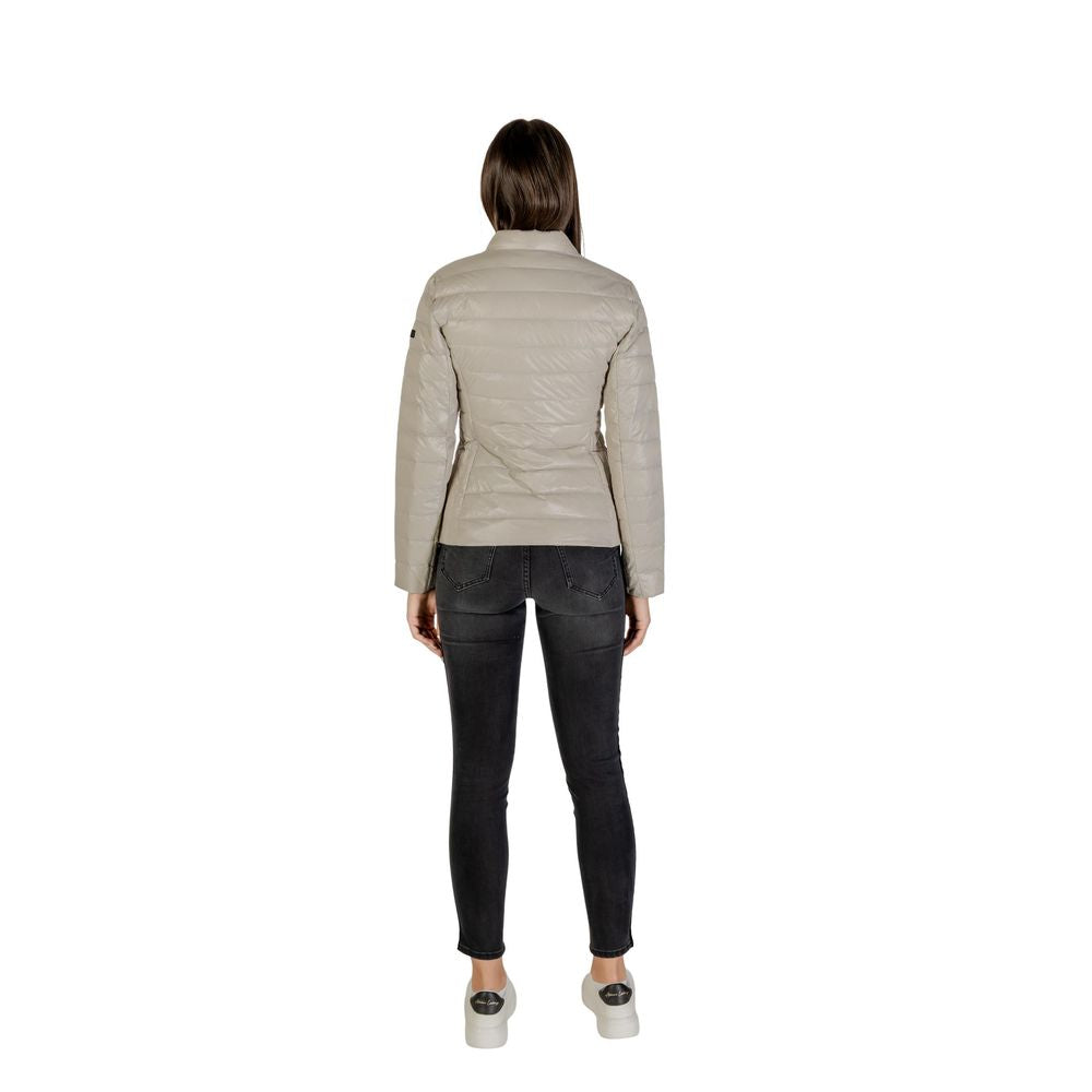 Armani Exchange Quilted Polyamide Down Jacket — Beige, view 5