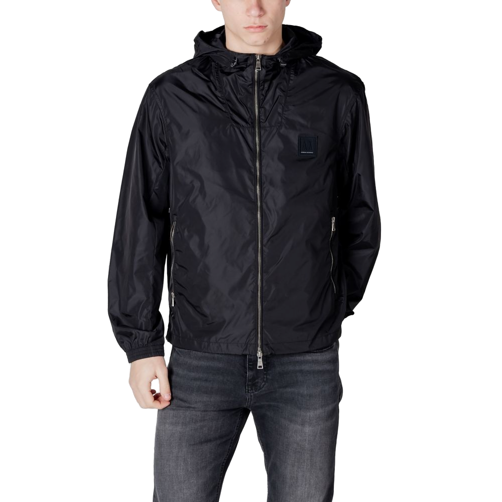 Armani Exchange Lightweight Polyamide Jacket — Black by Armani Exchange