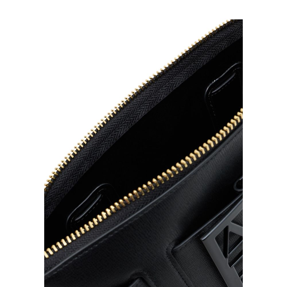 Armani Exchange Synthetic Shoulder Bag — Black, view 3