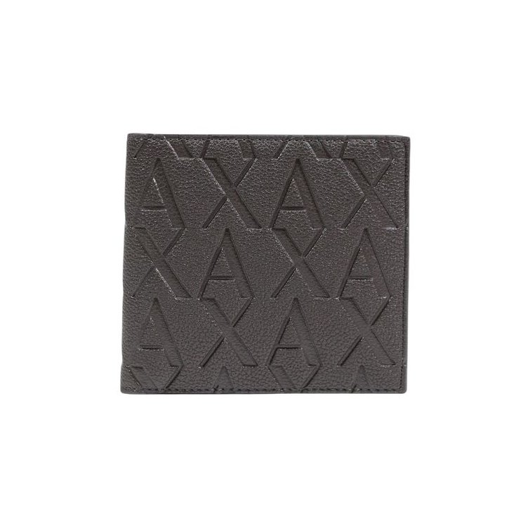 Armani Exchange Embossed Logo Wallet — Brown by Armani Exchange