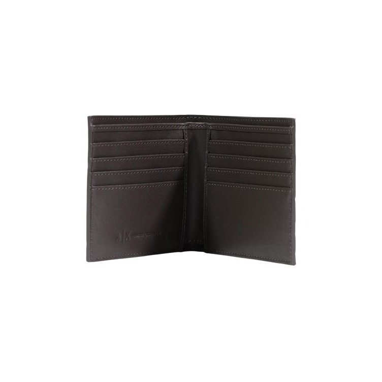 Armani Exchange Embossed Logo Wallet — Brown, view 5