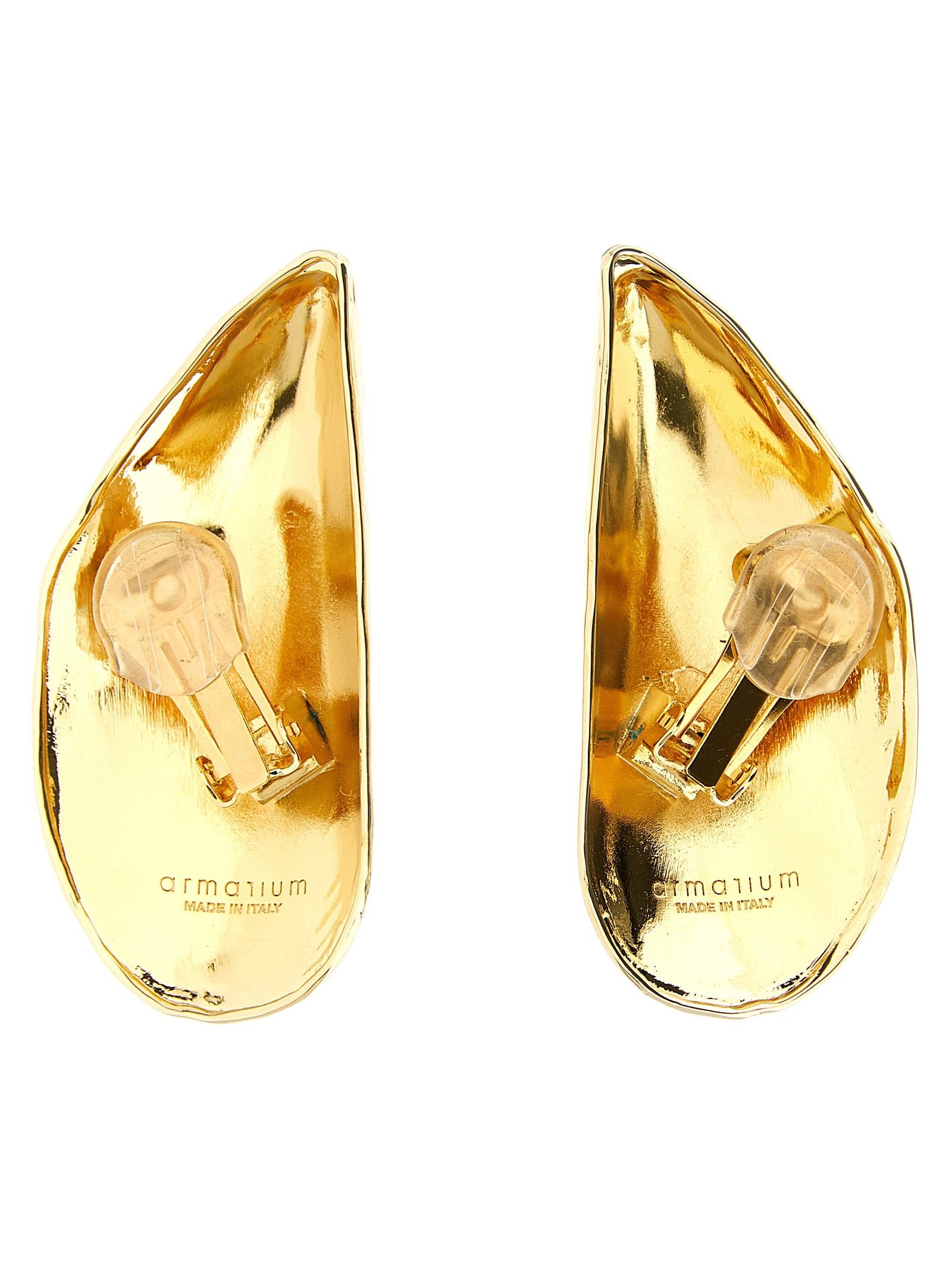 Armarium Mussel Shell Earrings — Gold, view 2