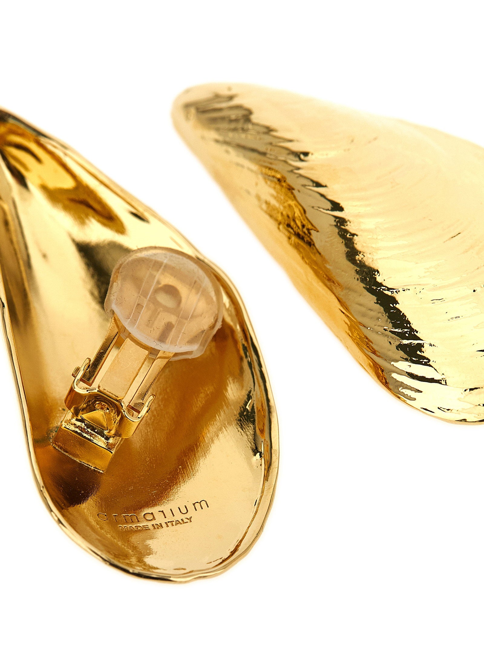 Armarium Mussel Shell Earrings — Gold, view 3