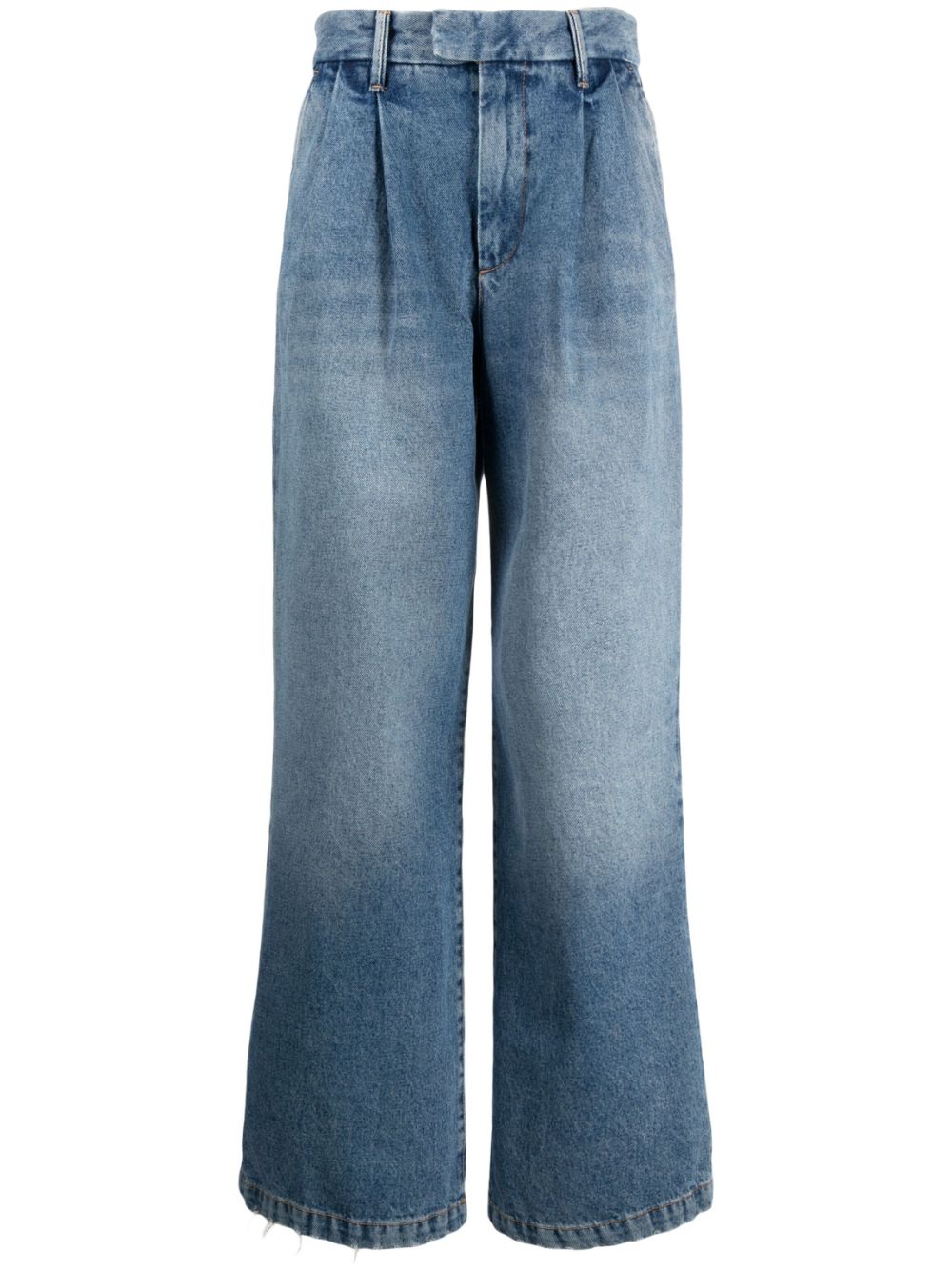 Armarium Wide-Leg Denim Shorts — Indigo by Armarium