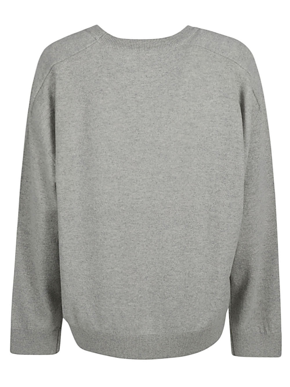 Armarium Cashmere Crewneck Sweater — Grey, view 2