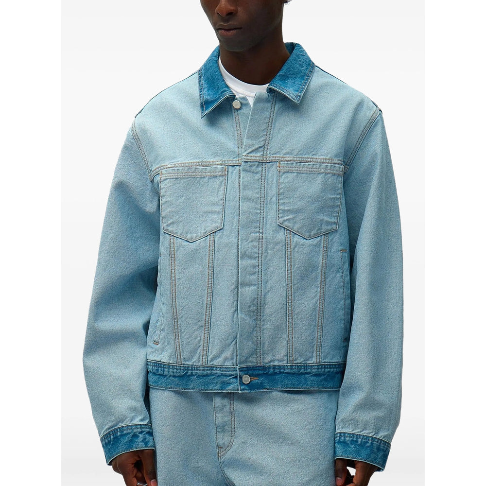 Arte Antwerp Colour-Block Denim Jacket — Blue by Arte Antwerp