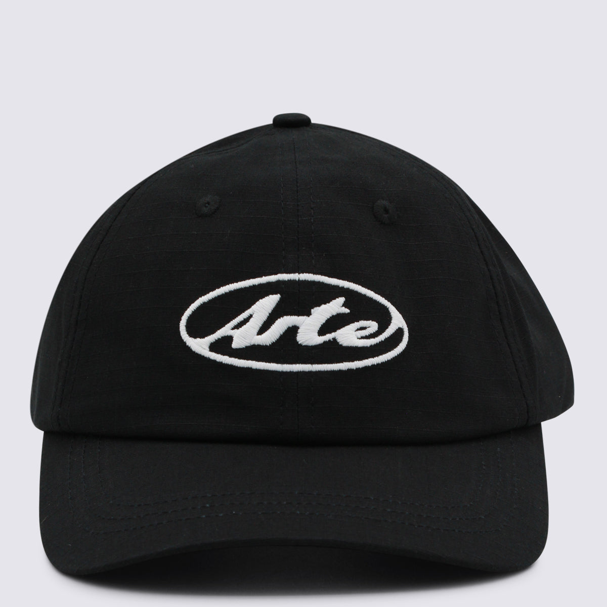 Arte Antwerp SS26214AC Logo-Embroidered Cotton Baseball Cap — Black by Arte Antwerp