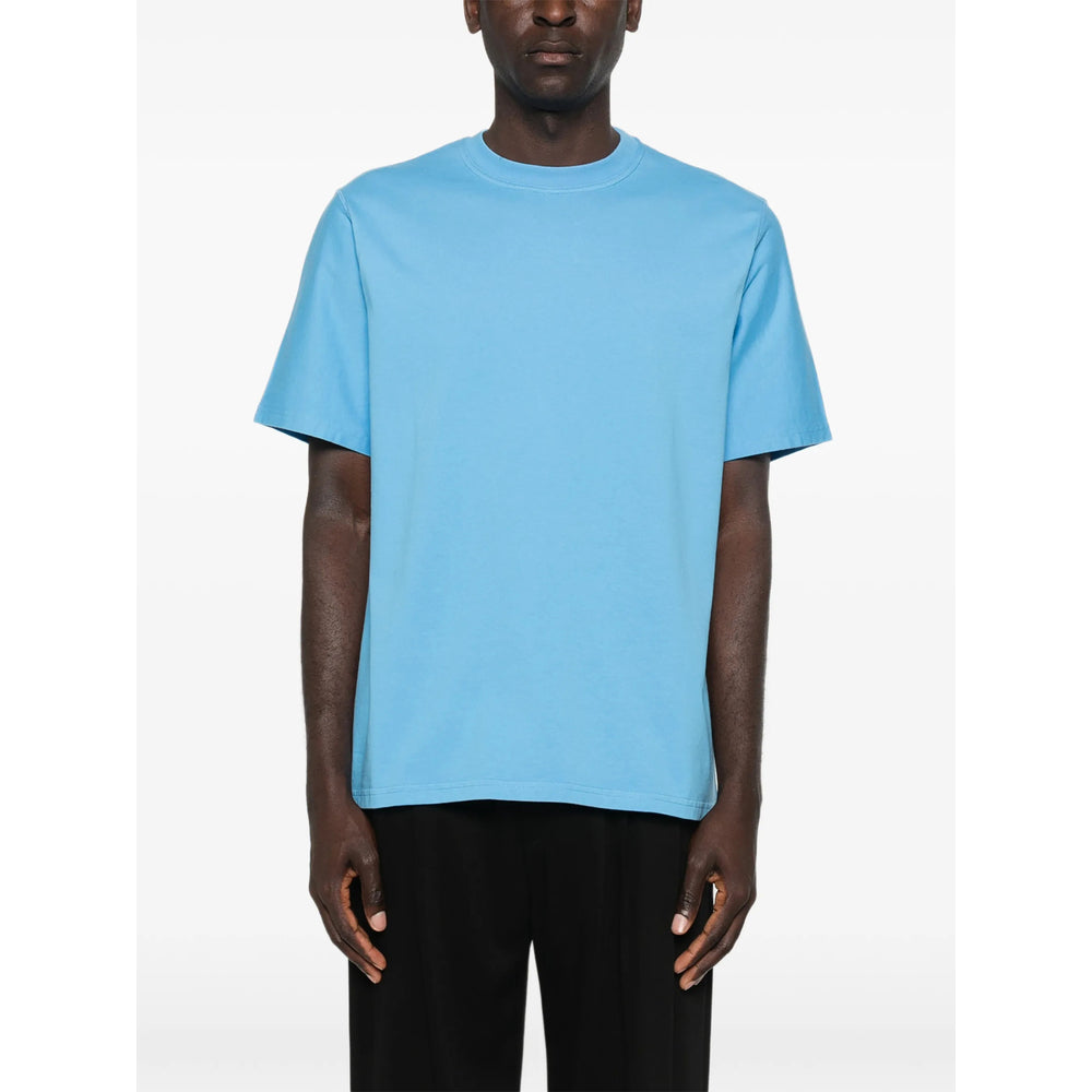 Arte Antwerp Cotton T-Shirt — Blue, view 4