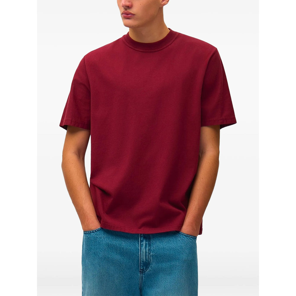 Arte Antwerp Cotton Crew Neck T-Shirt — Red by Arte Antwerp
