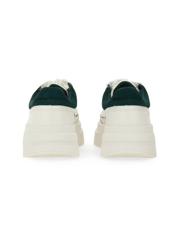 Ash Calf Leather Sneaker — White, view 2