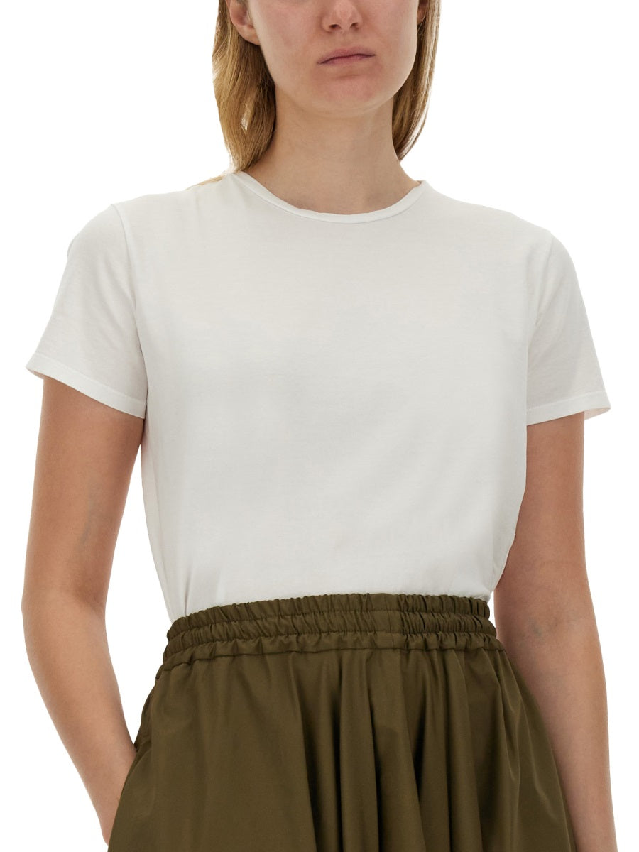Aspesi Cotton T-Shirt — White, view 2