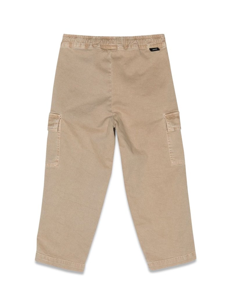 Aspesi Cotton with Large Pockets Trousers — Beige, view 2