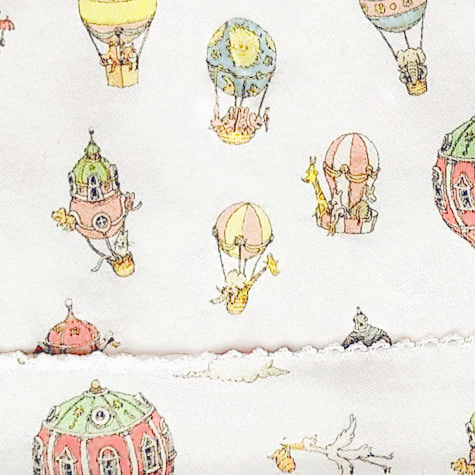 Atelier Choux HACJHABA Hot Air Balloon Cotton Beanie — Multicolor by Atelier Choux