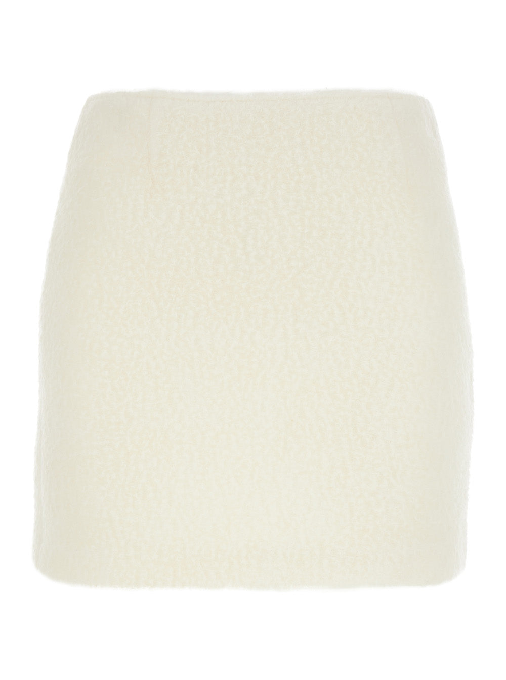 Atelier Edition Hidden Side Closure Mini Skirt — White by Atelier Edition