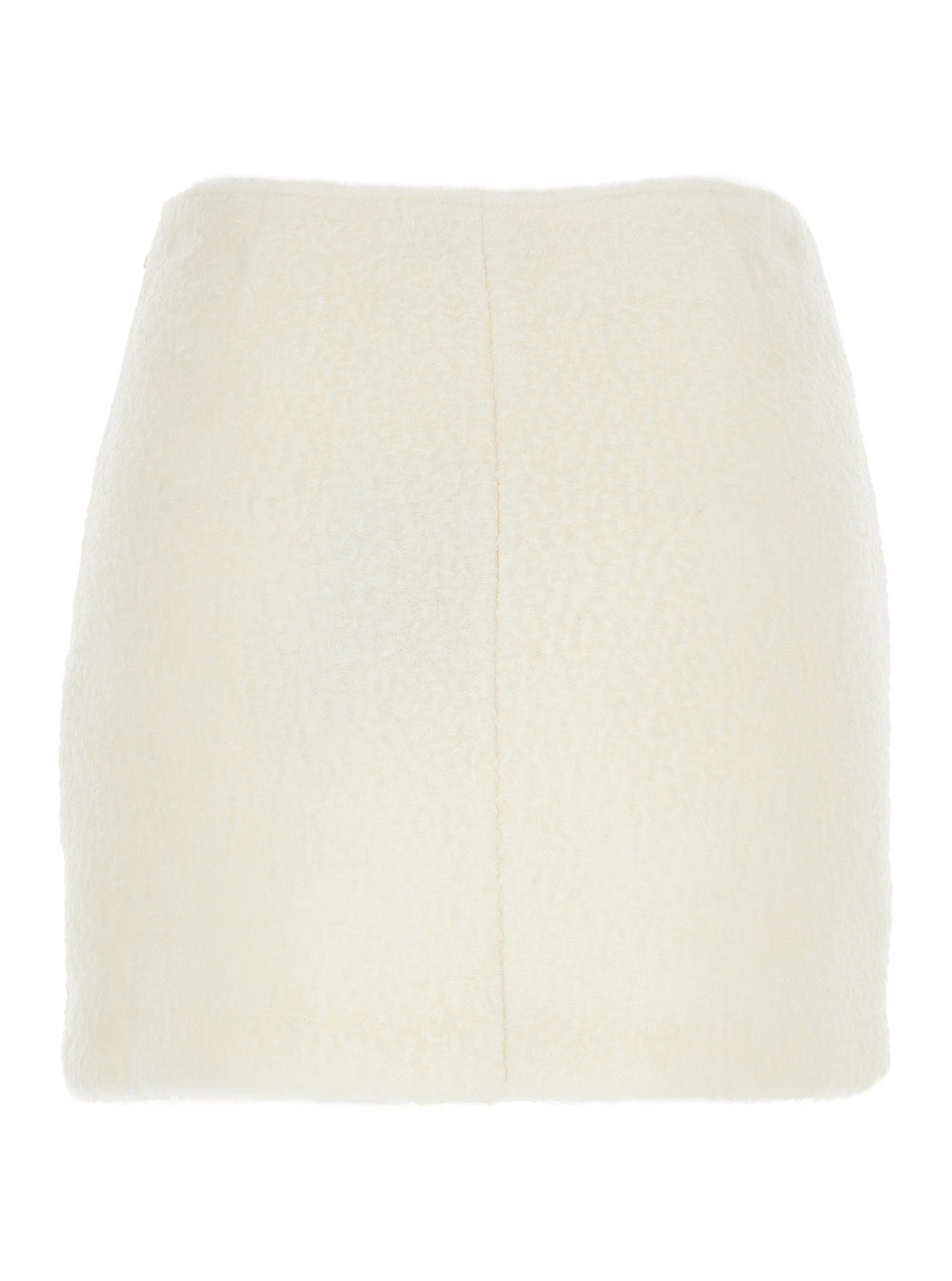 Atelier Edition Hidden Side Closure Mini Skirt — White, view 2