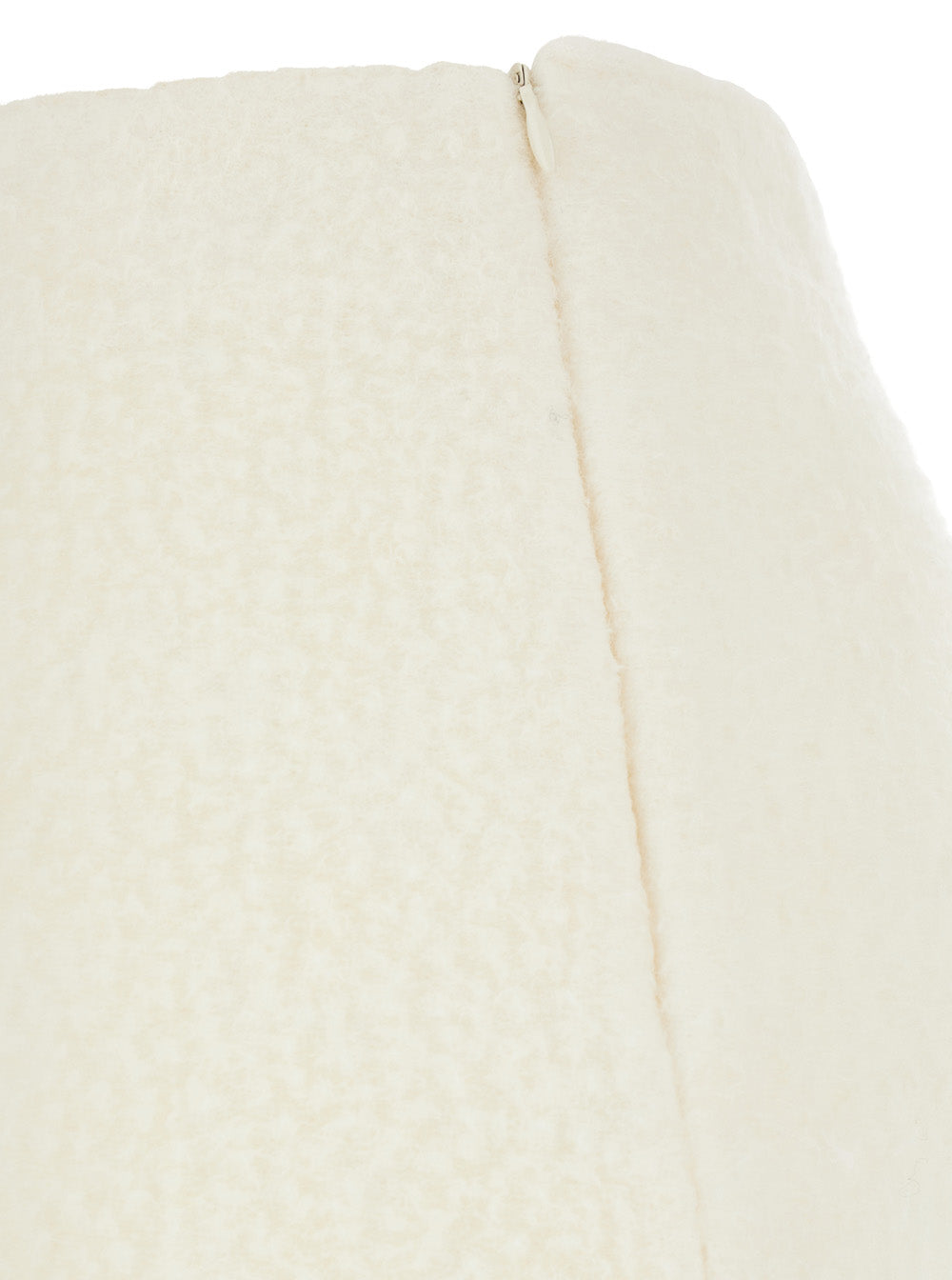 Atelier Edition Hidden Side Closure Mini Skirt — White, view 3