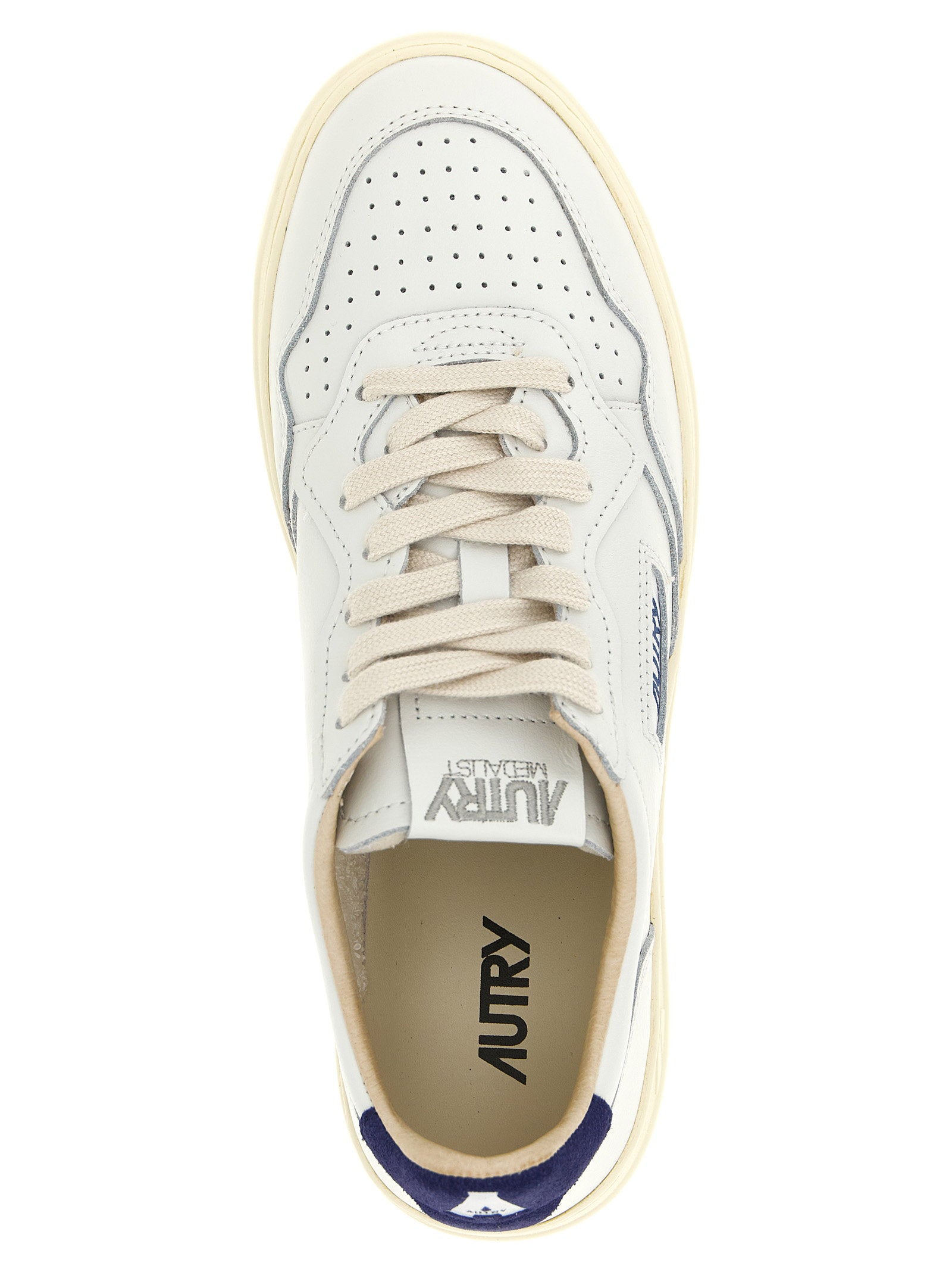 Autry Medalist Low Sneaker — White, view 4