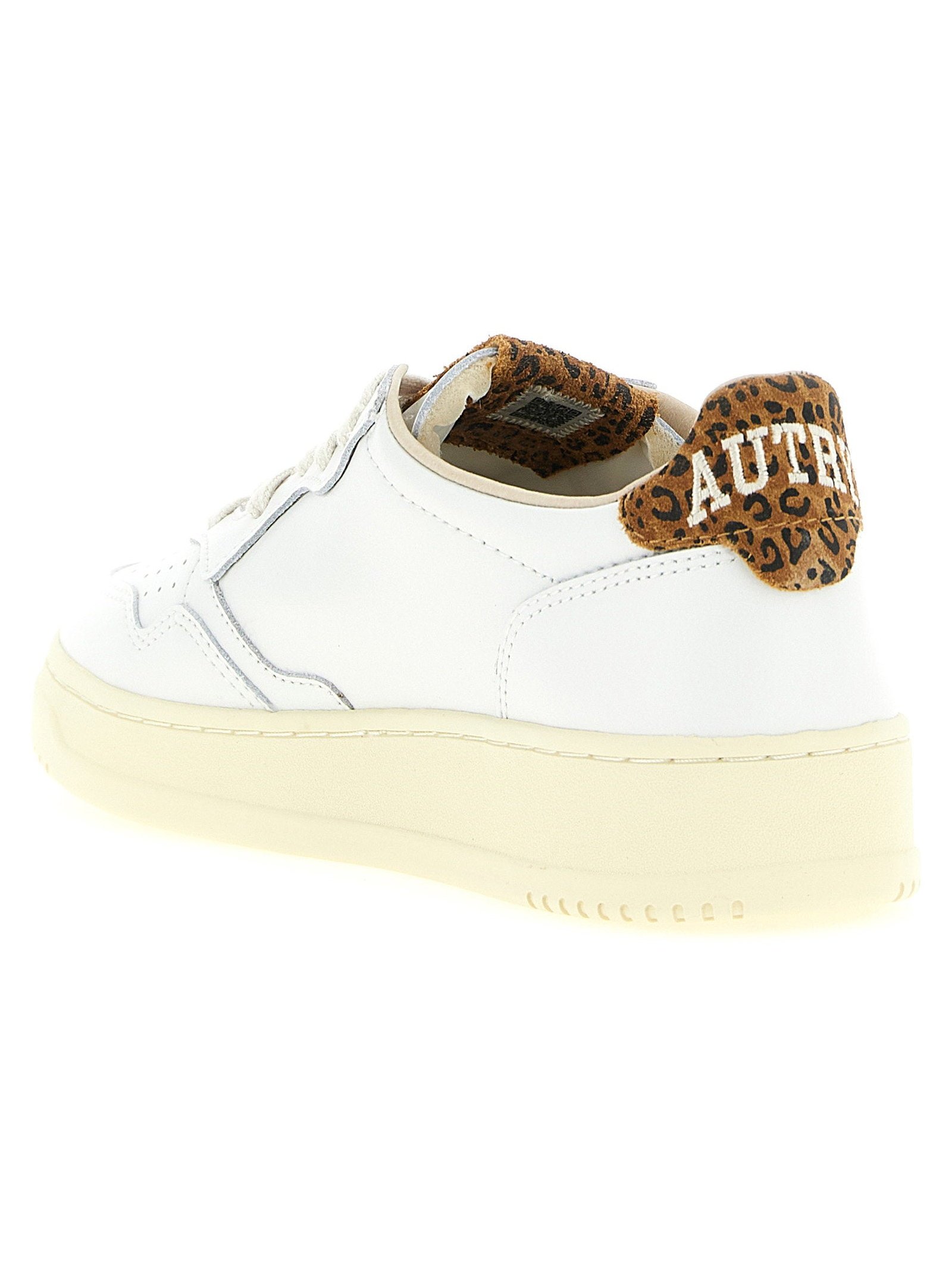 Autry Medalist Low Sneaker — White, view 3