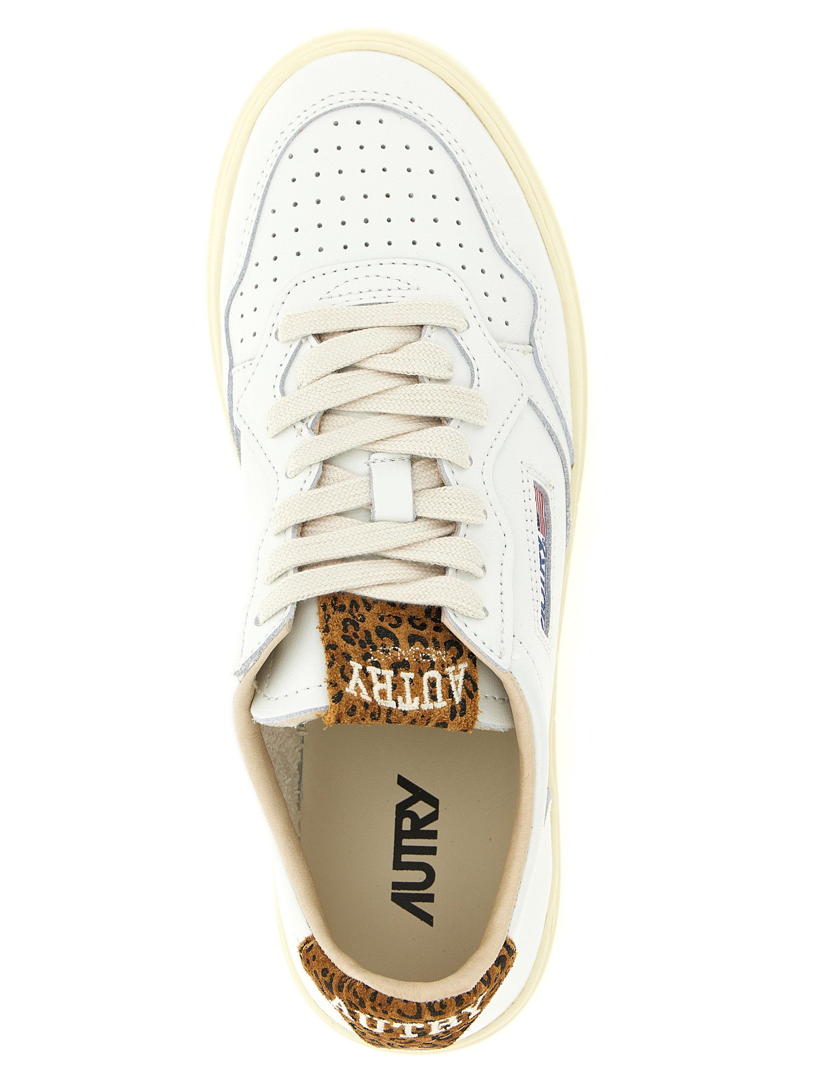 Autry Medalist Low Sneaker — White, view 4
