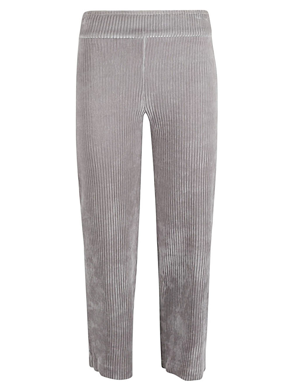 Avenue Montaigne Corduroy Cropped Trousers — Gray by Avenue Montaigne