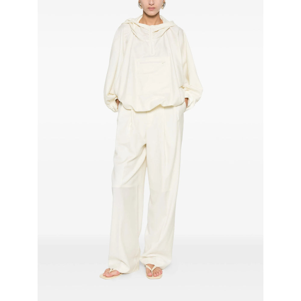 Aya Muse Opal Trousers — White, view 2