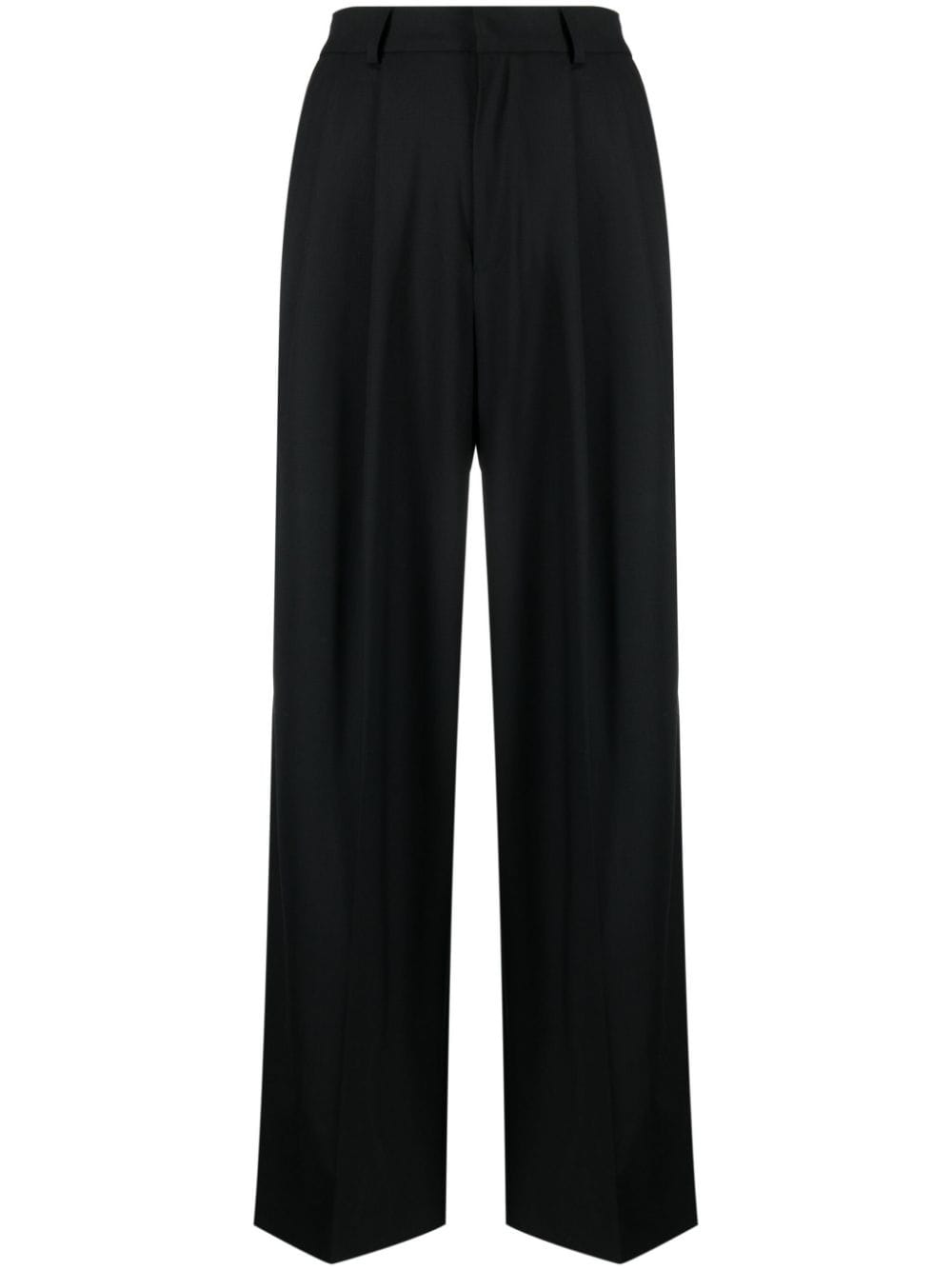 Az Factory With Lutz Huelle Virgin Wool Blend Trousers — Black by Az Factory With Lutz Huelle