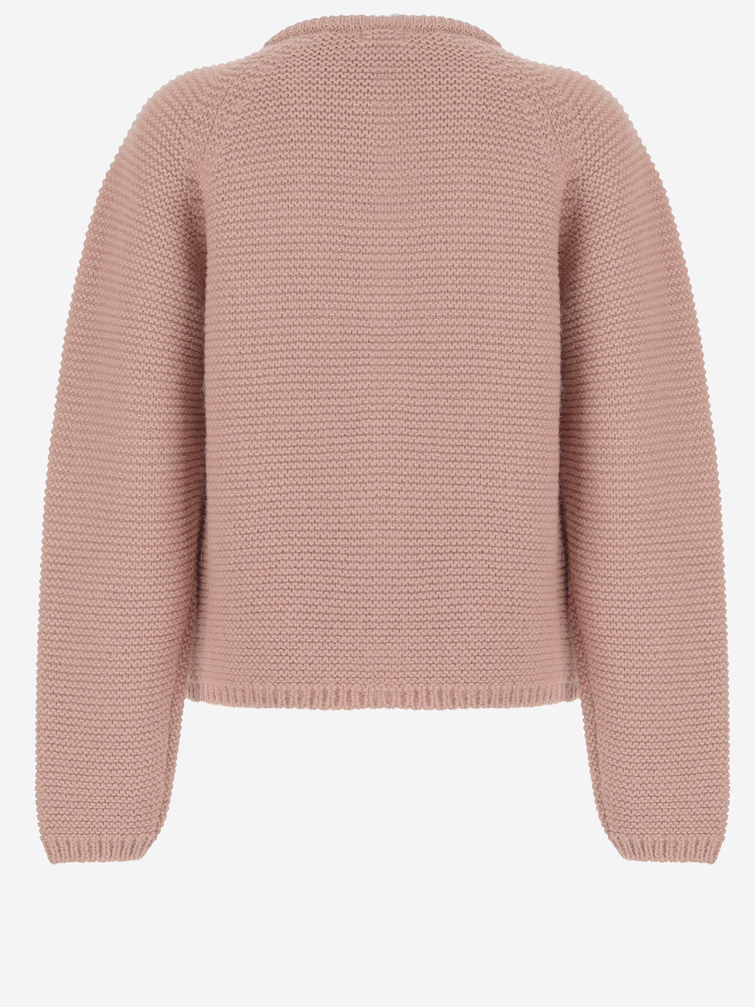 Babe & Tess Alpaca Blend Knit Cardigan — Pink by Babe & Tess