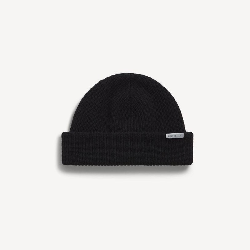 Balenciaga A001NH4G6B0 Beanie — Black by Balenciaga