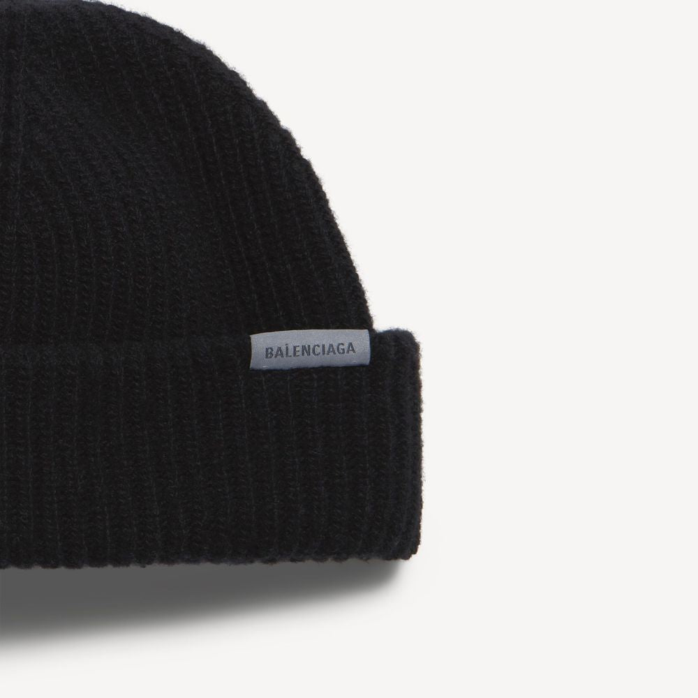 Balenciaga A001NH4G6B0 Beanie — Black, view 3