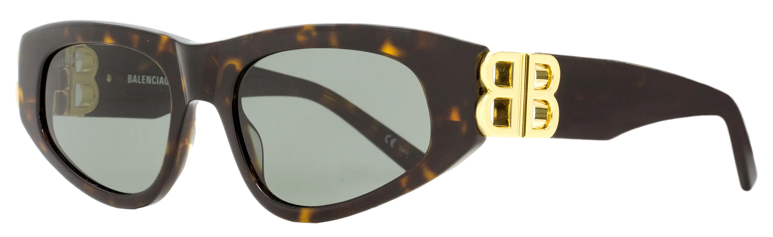 Balenciaga BB0095S Cat-Eye Sunglasses — Brown by Balenciaga