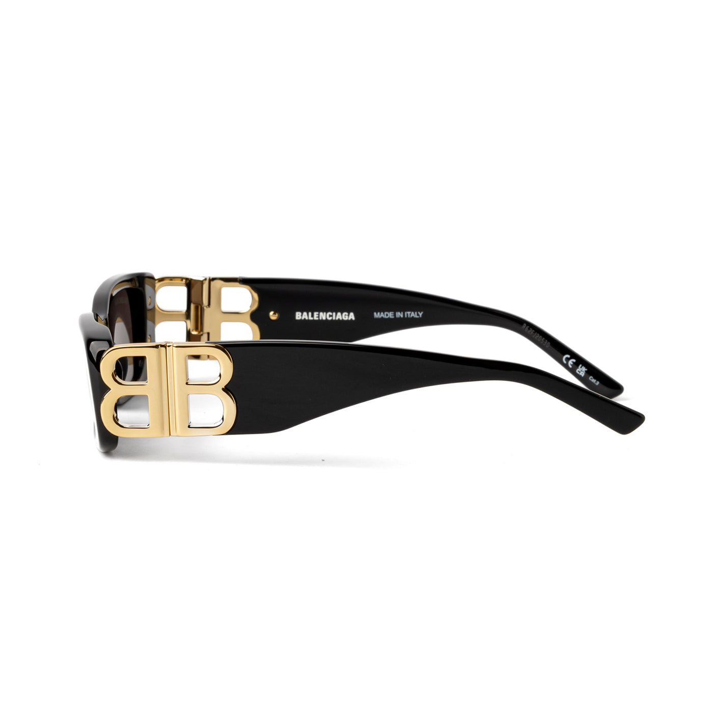 Balenciaga BB0096S Sunglasses — Black, view 3