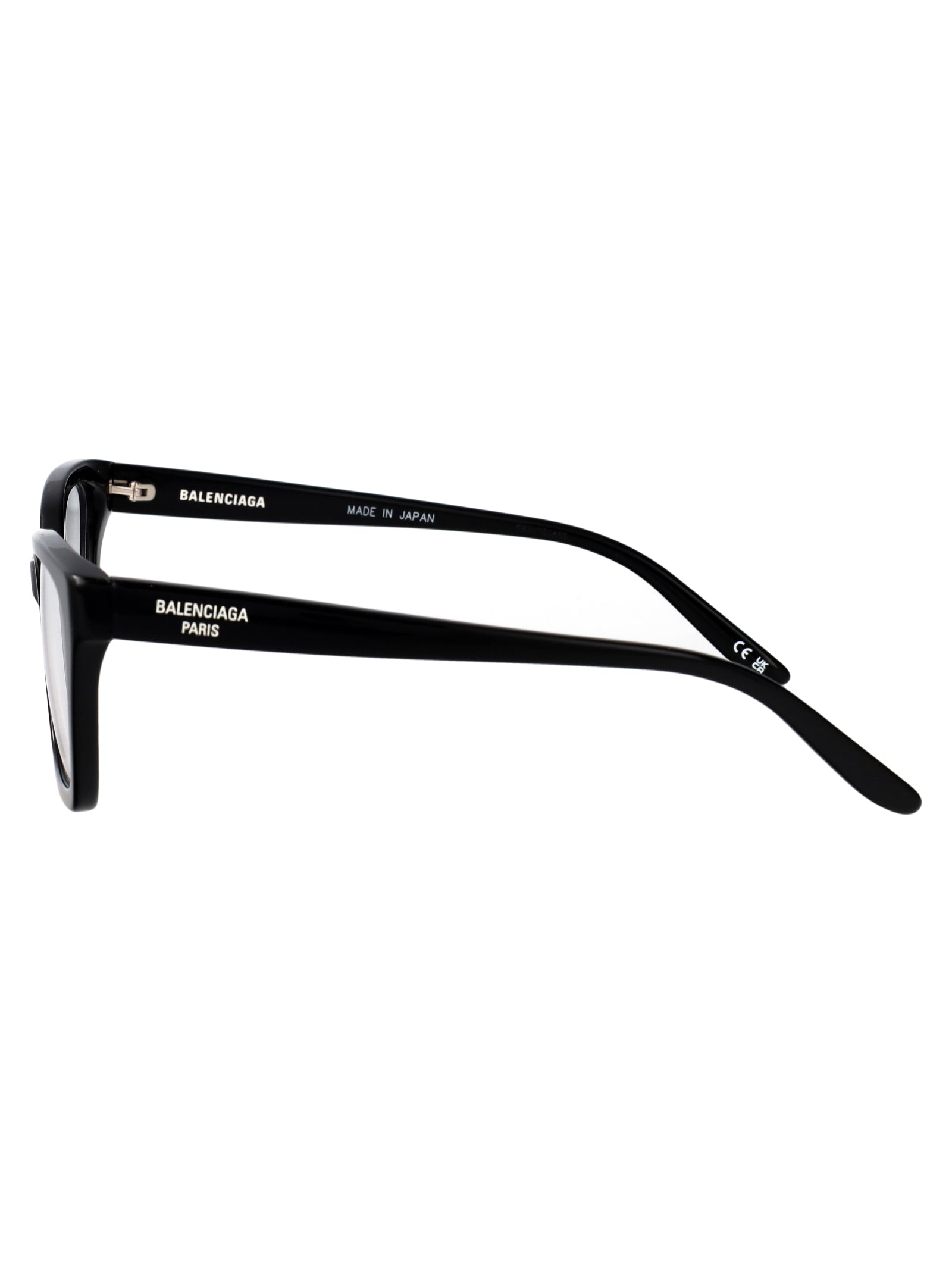 Balenciaga BB0501O Eyeglasses — Black, view 3