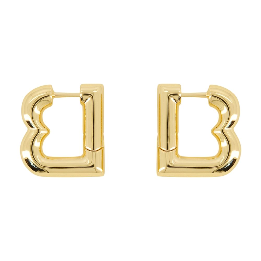 Balenciaga Eisa Xs B Earrings — Gold by Balenciaga