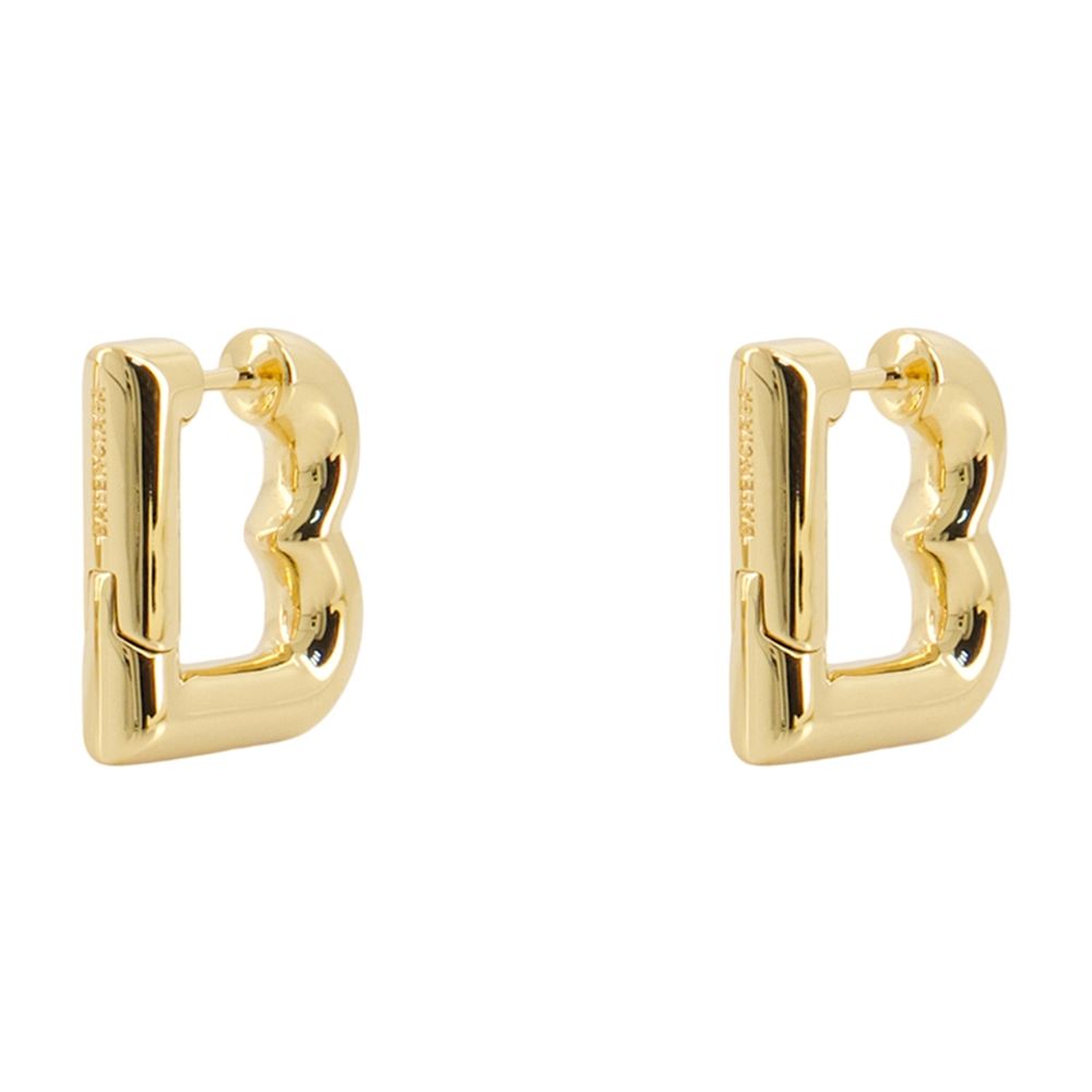 Balenciaga Eisa Xs B Earrings — Gold, view 2