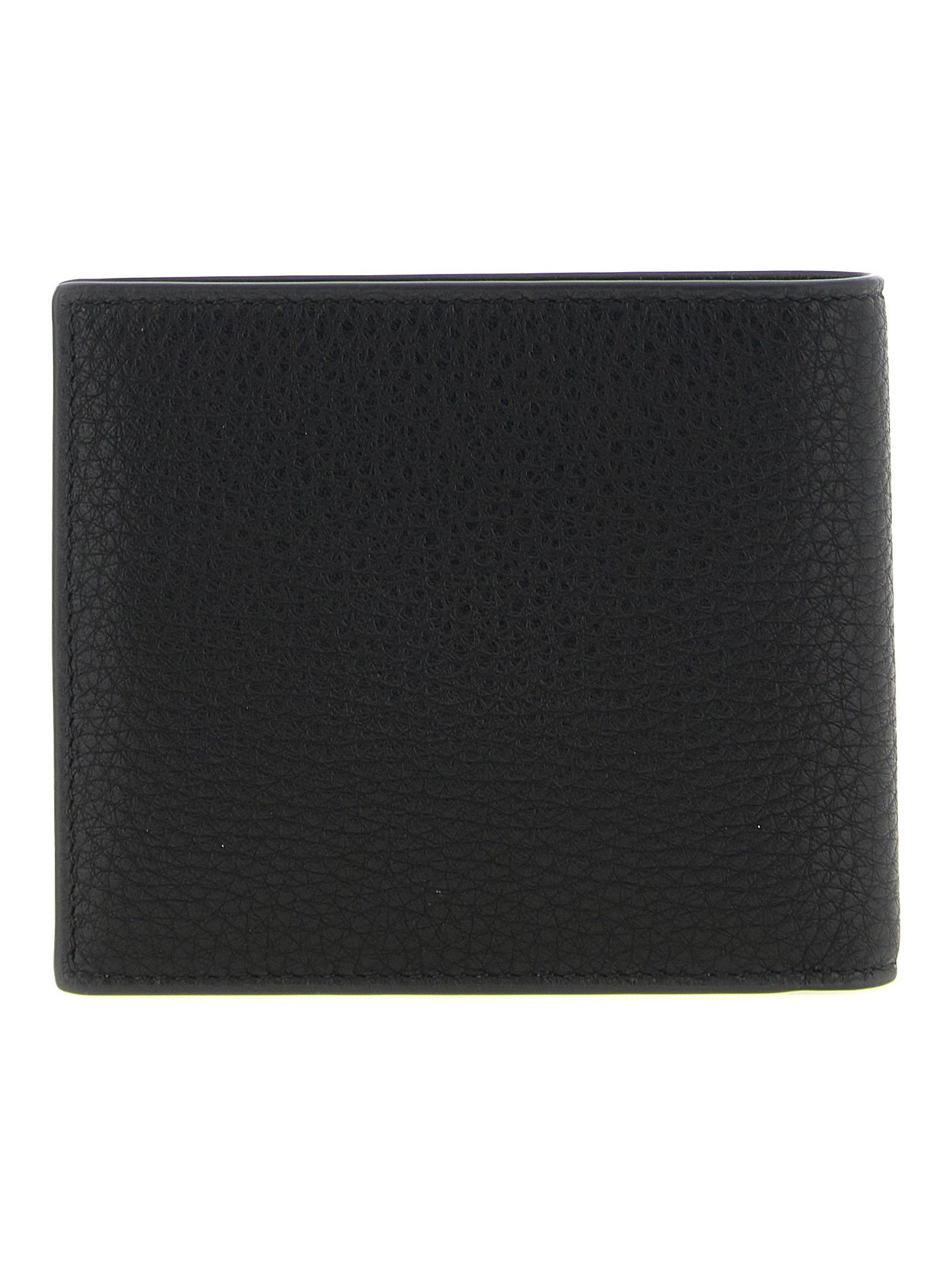 Balenciaga Calf Leather Bifold Wallet — Black, view 2