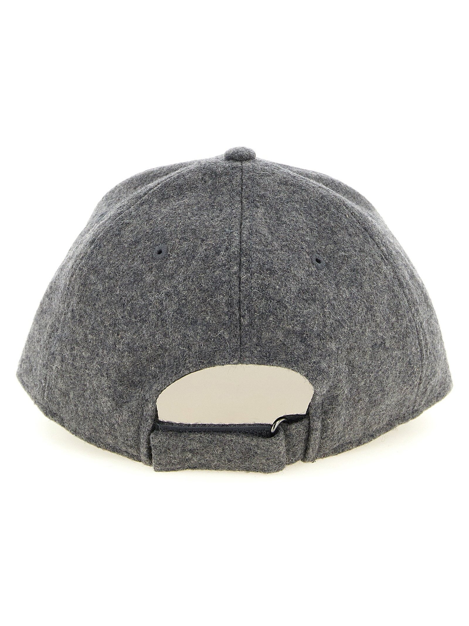 Ballantyne Monogram Patch Baseball Cap — grey, view 3