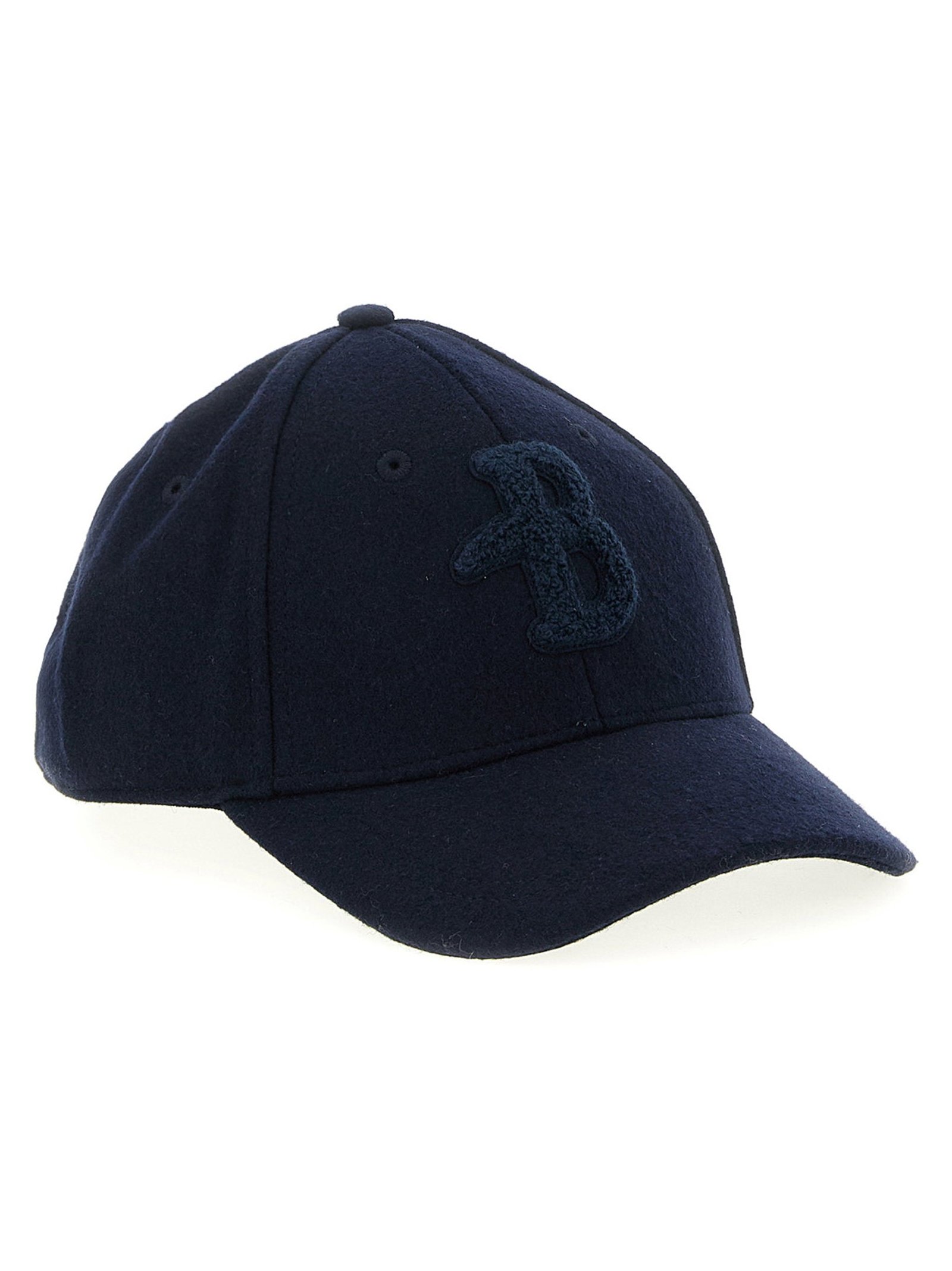 Ballantyne Terry Logo Baseball Cap — Navy, view 2