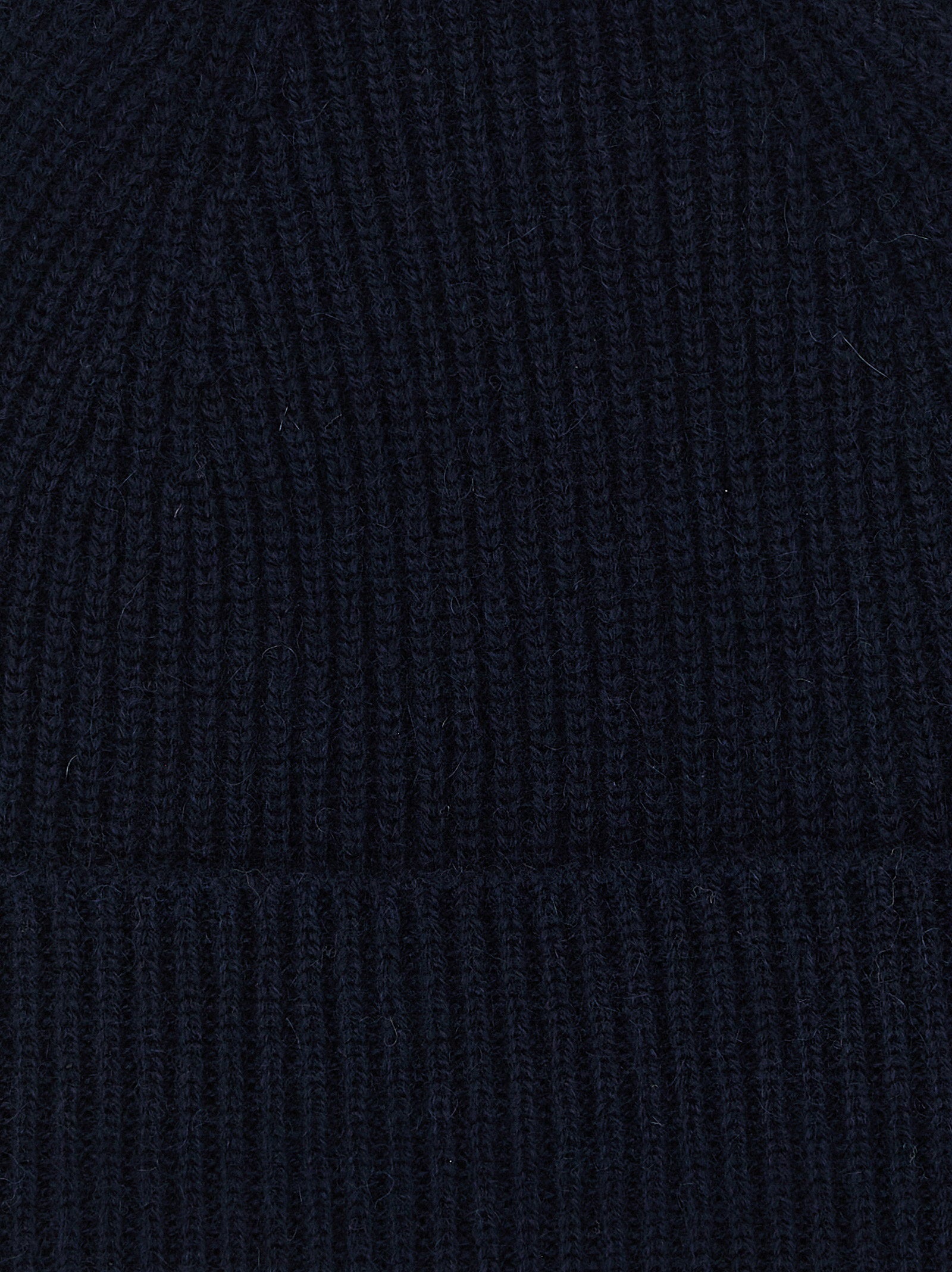 Ballantyne Pure Cashmere Beanie — Navy, view 3