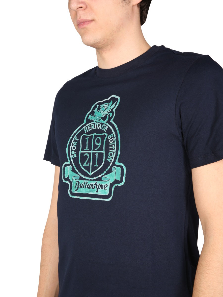 Ballantyne Heritage T-Shirt — Blue, view 4
