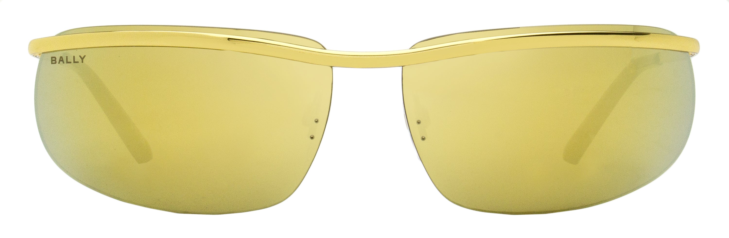 Bally BY0111 Rimless Sunglasses — Gold, view 2