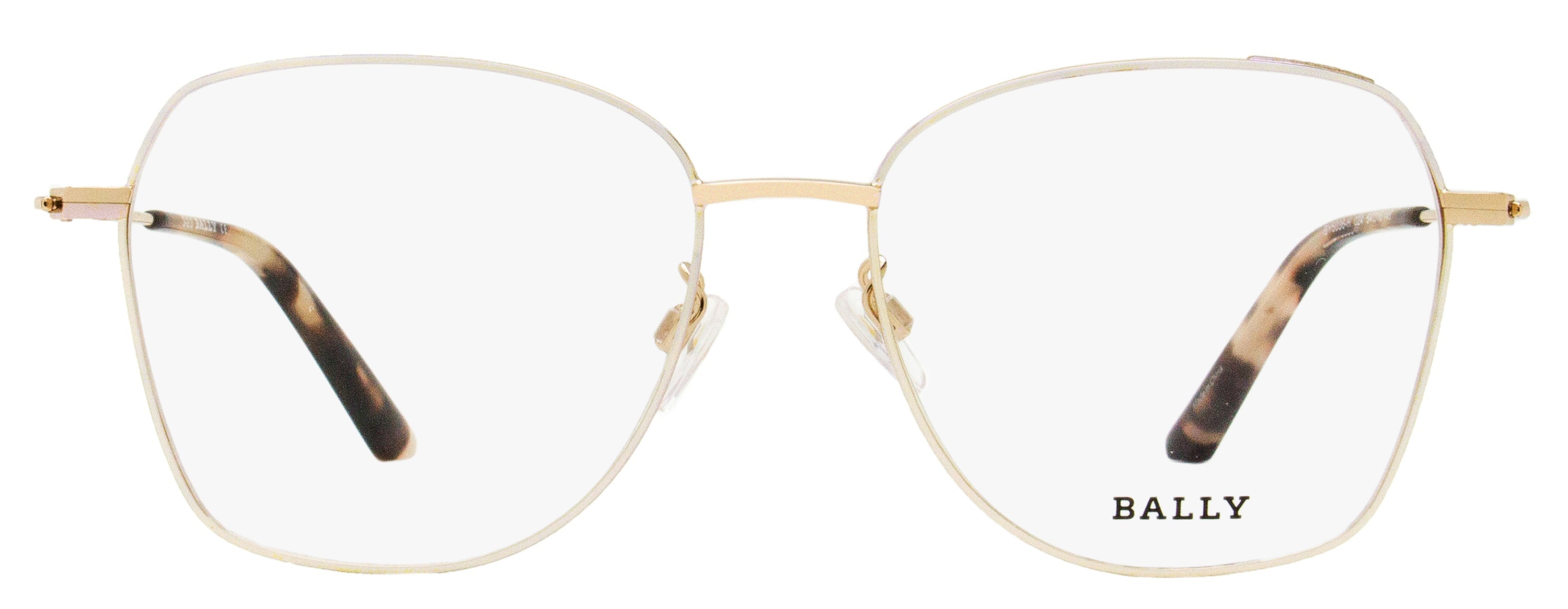Bally BY5036H Metal Butterfly Frame Eyeglasses — Gold, view 2