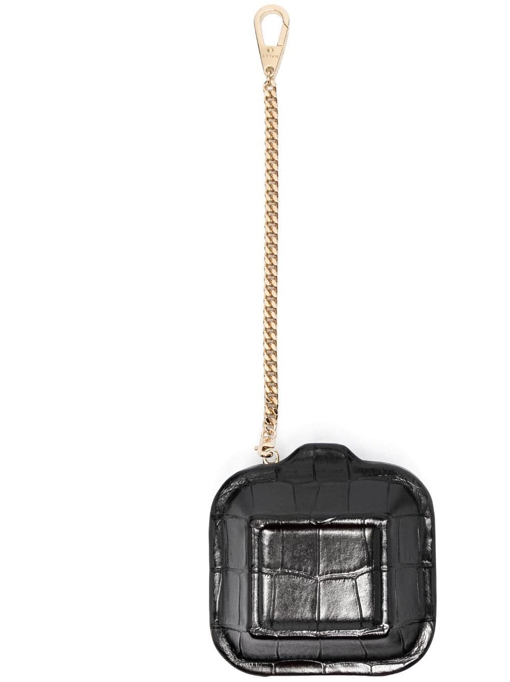 Bally Quilted Calf Leather Card Case — Black by Bally